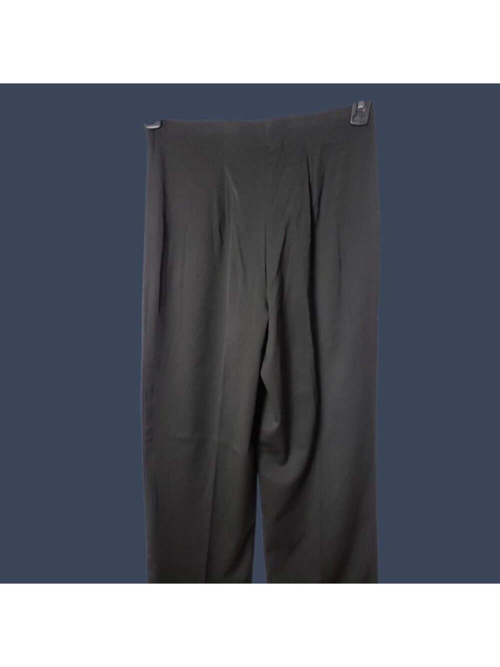 Briggs NY Womens Pleated Straight Dress Pants Black Size 8 - Picture 10 of 16